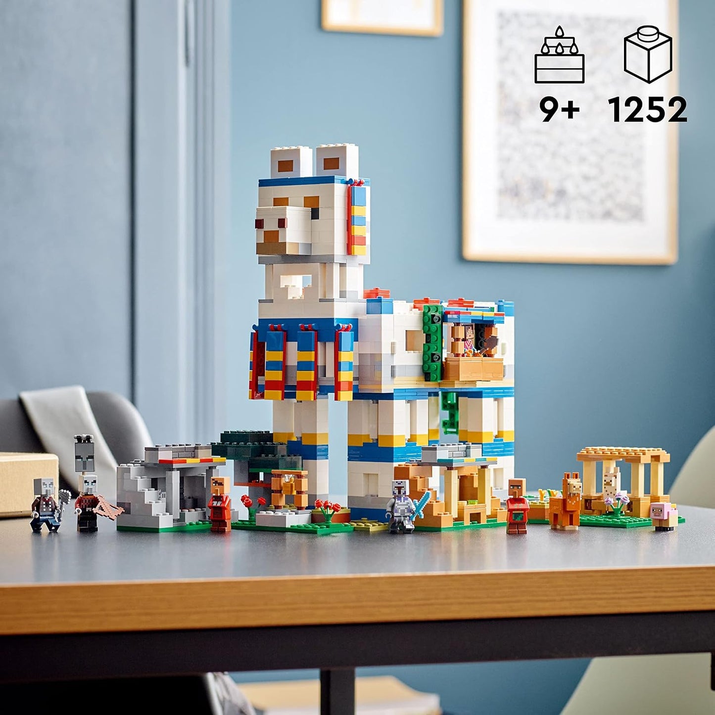 LEGO Minecraft The Llama Village Farm House Toy Building Set