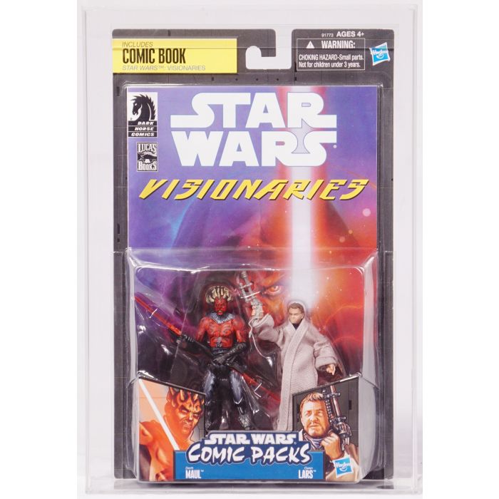 Hasbro Star Wars Visionaries 2010 SDCC San Diego ComicCon Comic Book 2Pack Darth Maul