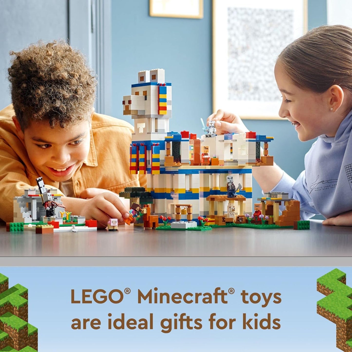 LEGO Minecraft The Llama Village Farm House Toy Building Set