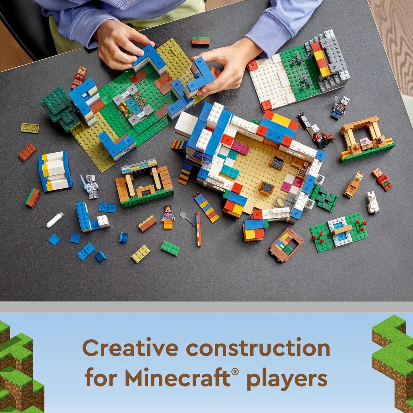 LEGO Minecraft The Llama Village Farm House Toy Building Set