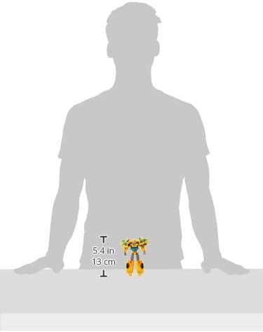 Transformers Cyberverse Deluxe Class Bumblebee Action Figure Sting Shot Attack Move and