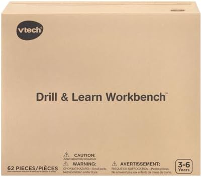 VTech Drill and Learn Workbench for Ages 3 Years and up Frustration Free Packaging