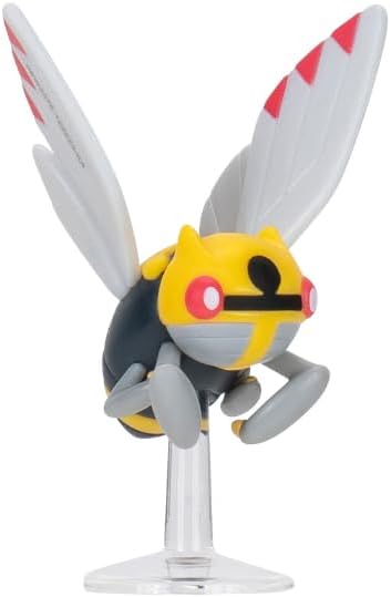 Pokemon Fighting Figure2 Pack 5 and 8cm Figure Toy Set Ninja Box and Pikachu