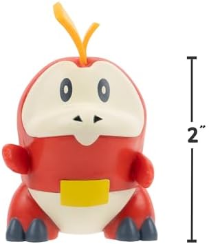 Pokemon Clip 'N' Go Fuecoco and Poke Ball - Includes 2-Inch Battle Figure and Poke Ball