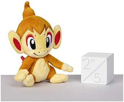 Pokemon Center Sitting Cuties Chimchar Plush 390 - Generation 4 - 6 In