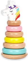 Little Tikes Wooden Critters Unicorn Shape Stacker Developmental Toy