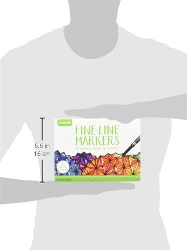 Crayola Fine Line Markers A" 40-Count Thin Markers for Adult Coloring – 40