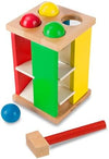 Melissa & Doug Melissa Doug Deluxe Pound and Roll Wooden Tower Toy With Hammer - Pound A