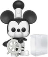 POP Disney Mickey's 90th Anniversary - Steamboat Willie Funko Vinyl Figure Bundled with