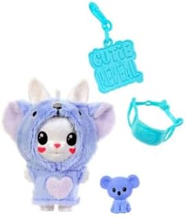 Barbie Cutie Reveal Animal Costume-Themed Pet with 5 Surprises Including Mini Pet Color