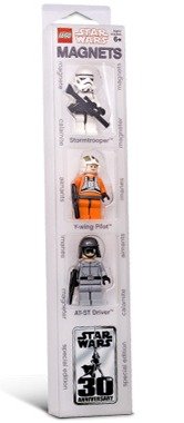 Star Wars Magnet Set: Stormtrooper Y-Wing Pilot and at-ST Pilot