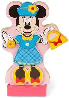Melissa & Doug Melissa Doug Disney Minnie Mouse and Daisy Duck Magnetic Dress-Up Wooden Doll