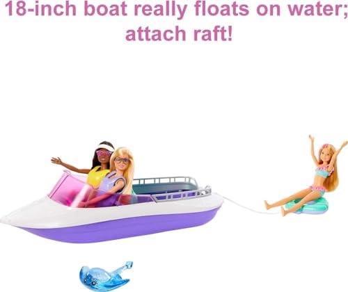 Barbie Mermaid Power Dolls Toy Boat Playset