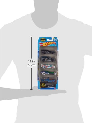 Hot Wheels 164 Scale Toy Cars Batman 5-Pack Set of 5 Vehicle
