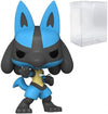 Pokemon - Lucario Pop Vinyl Figure Bundled with Compatible Pop Box Protector Case