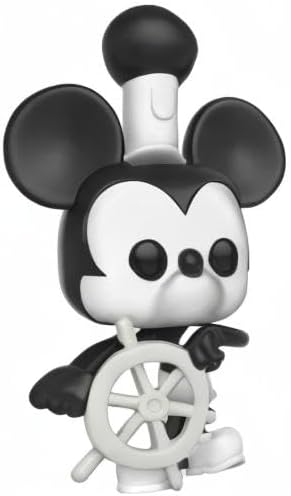 POP Disney Mickey's 90th Anniversary - Steamboat Willie Funko Vinyl Figure Bundled with