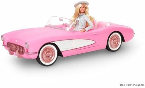 Barbie The Movie Car Pink Corvette Convertible HPK02