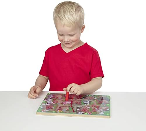 Melissa & Doug Melissa Doug Magnetic Wand Number Maze - Wooden Puzzle Activity