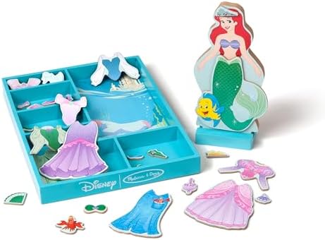 Melissa & Doug Melissa Doug Disney Cinderella Magnetic Dress-Up Wooden 30 pcs - Princess Doll