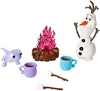 Mattel Disney Frozen Set with Olaf Bruni Figures PLus 5 Campfire Inspired by Mattel