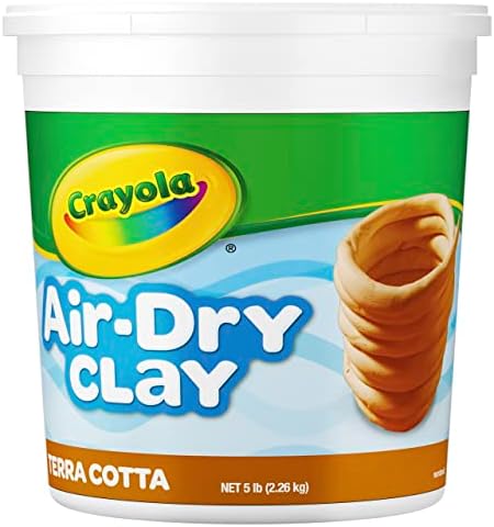 Crayola Air Dry Clay 5lbs Natural White Modeling Clay for Sculpting Material Bulk Craft
