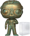 Marvel POP Stan Lee Patina Funko Pop Icons Vinyl Figure Bundled with Compatible Pop Box