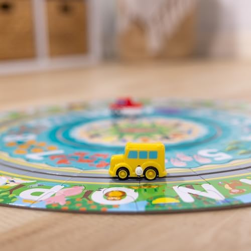 Melissa & Doug Melissa Doug Round the Shore Tracks Cardboard Jigsaw Floor Puzzle