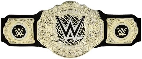 Mattel WWE Championship Title Belt Kid-Sized Wearable Role-Play Costume Accessory with