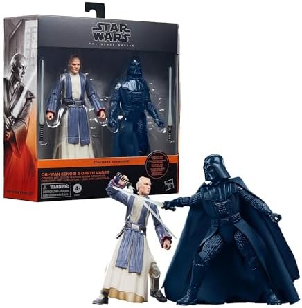 STAR WARS 6 Inch Action Figure 2-Pack OBI-Wan Kenobi Darth Vader