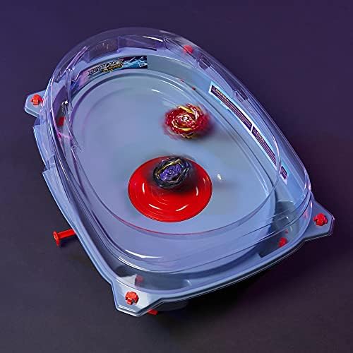 Beyblade Burst Surge Speedstorm Motor Strike Battle Set with Motorized Stadium 2 Top and