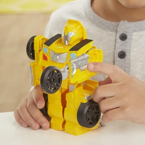 Transformers Rescue Bots Academy Bumblebee Converting Toy Robot Playskool Heroes 6-Inch