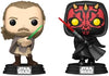 Funko Pop Star Wars Qui-Gon Jinn vs Darth Maul 2-Pack Vinyl Figure Shop