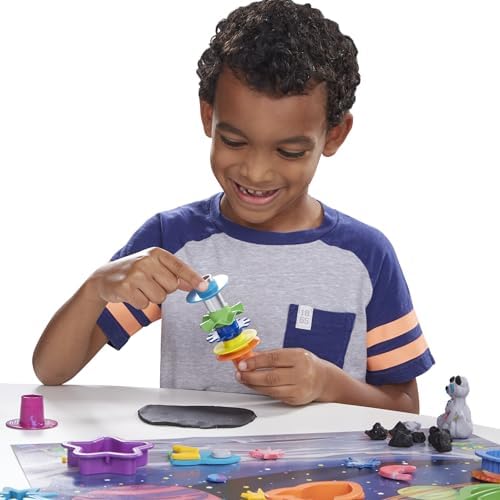 Play-Doh Stars 'n Space Tool Kit Outer Space Toy for 3 Years and Up with Playmat and 8