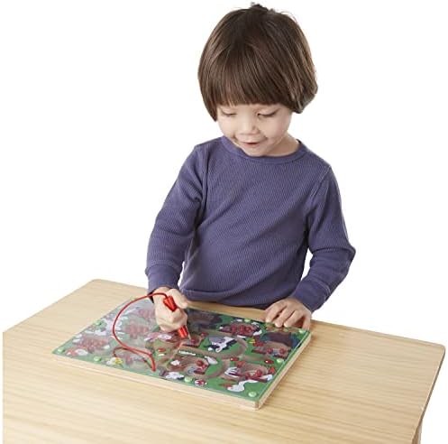 Melissa & Doug Melissa Doug Magnetic Wand Number Maze - Wooden Puzzle Activity