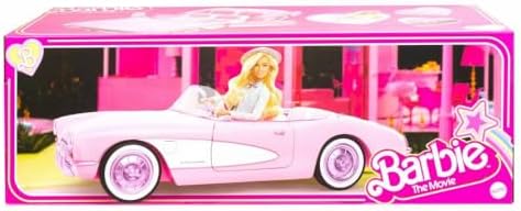 Barbie The Movie Car Pink Corvette Convertible HPK02