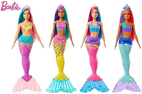 Barbie Dreamtopia Mermaid Doll 12-inch Teal and Purple Hair with Tiara 3 to 7 Year Olds