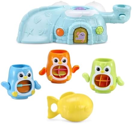 VTech Splash and Whirl Playtime Penguins Bath Toy for Toddlers