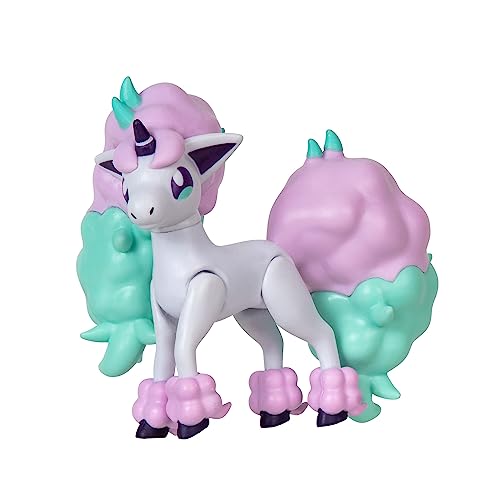 Pokemon 3 Pack-Features 2 Snorunt Pikipek and 3-Inch Galarian Ponyta Battle Figures Black