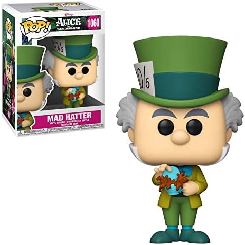 Funko POP Disney Alice in Wonderland 70th - Mad Hatter Funko Pop Vinyl Figure Bundled