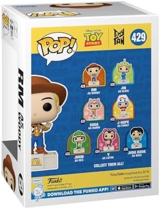Funko Pop Rocks Toy Story x Tiny TAN - RM as Woody