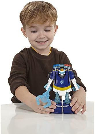 Transformers Playskool Heroes Rescue Bots Energize Chase The Police-Bot Action Figure