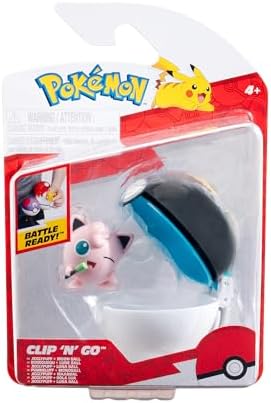 POKEMON CLIP N GO JIGGLYPUFF AND MOON BALL