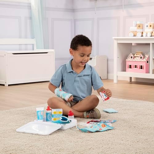 Melissa & Doug Melissa Doug Get Well First Aid Kit - 25 Toy Pieces - Pretend Play