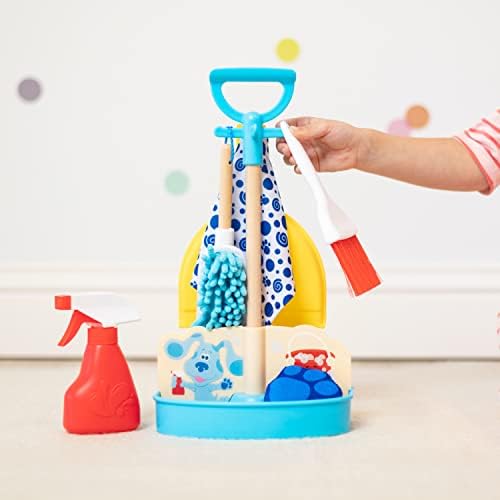 Melissa & Doug Melissa Doug Blue's Clues You Clean-Up Time - Toddler Toy Cleaning Set
