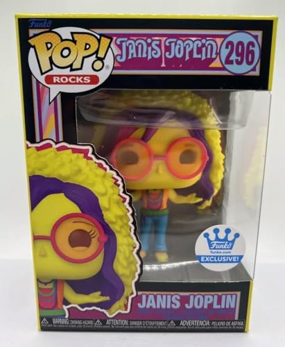 Funko Pop Janis Joplin Blacklight Shop x Fun on The Run 2023