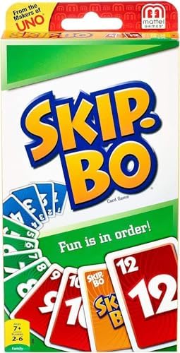 Mattel Uno Flip and Skip Bo 2-Pack Combo Card Game