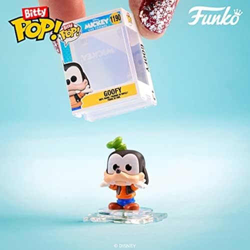 Funko Bitty POP Disney - Mickey 4-Pack - Mickey Mouse Minnie Mouse Pink Dress Pluto and A