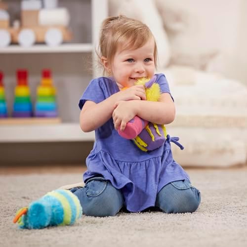 Melissa & Doug Melissa Doug Fuzzy Monster Bowling Pins and Ball With Mesh Storage Bag - 8 Pieces Toddler Plush