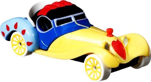 Hot Wheels Mattel Disney Princess Toy Cars 5-Pack Set of 5 Character Vehicle