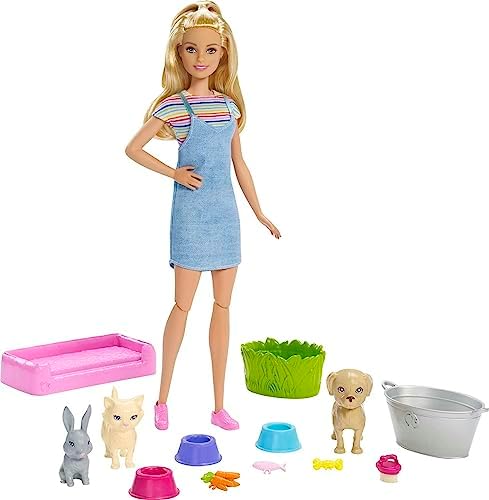 Barbie Play 'n Wash Pets Playset